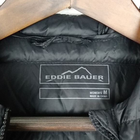 Eddie Bauer EB650 Zipper Puffer Jacket Medium - Picture 3 of 8